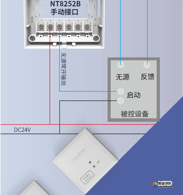 NT8252B手動(dòng)接口 二線制 多線模塊