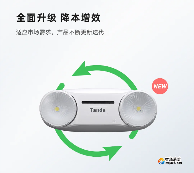 泰和安新款“仿車燈式”消防應(yīng)急照明燈具優(yōu)勢(shì)